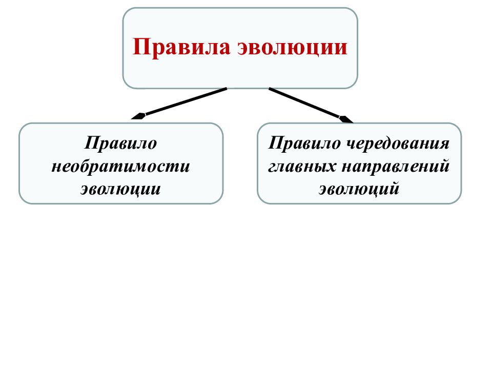 Ускорения развития. Основные правила эволюции. Правило необратимости эволюции. Необратимость эволюции это в биологии.