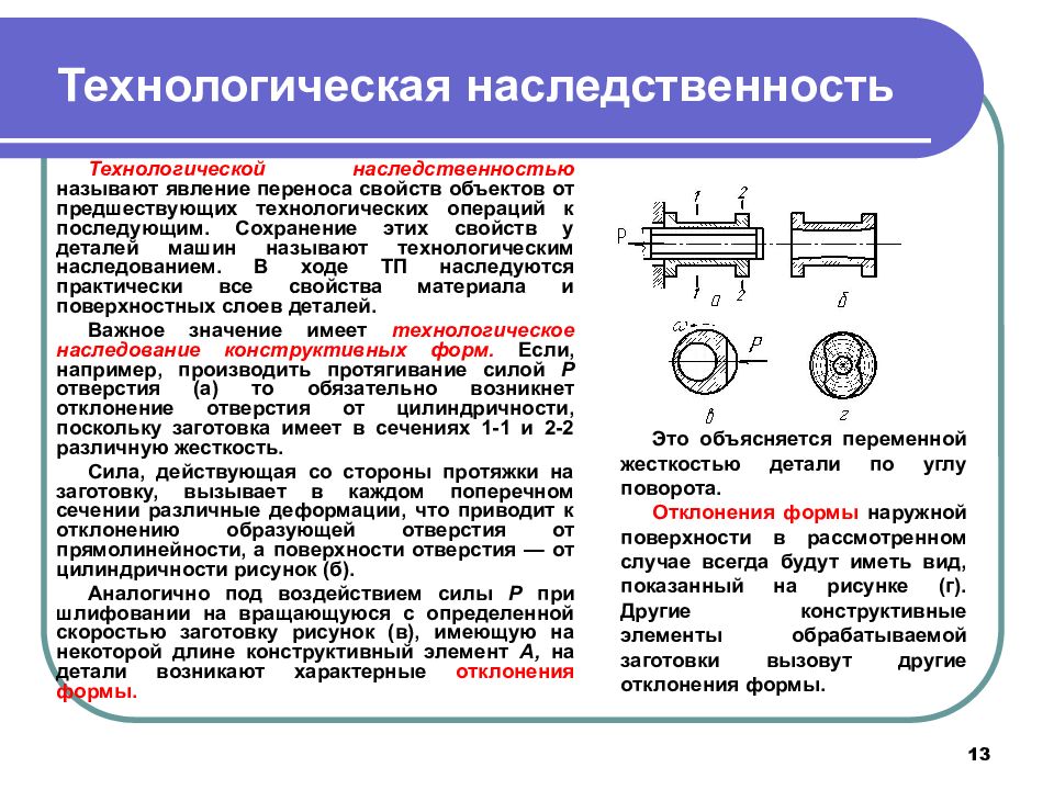 Технологическая тема. Технологическая наследственность. Технологическая наследственность в машиностроении. Свойства деталей машин. Технологическая наследственность в машиностроении презентация.