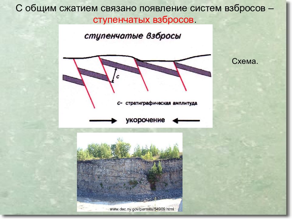 С чем связано появление. Ступенчатый взброс. Разрывные нарушения горных пород. Ступенчатый сброс Геология. Взбросы наклонный.