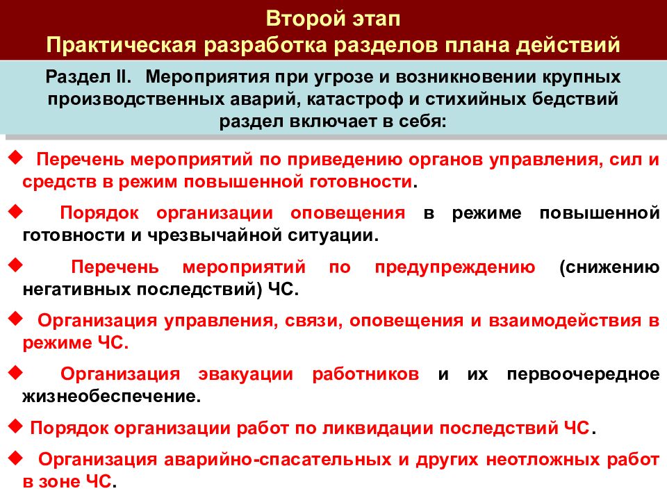 Мероприятия защиты населения и территорий. План действий по предупреждению и ликвидации ЧС В организации го. Схема неотложных работ при ликвидации ЧС. План по предупреждению и ликвидации ЧС В мирное время. Структура неотложных работ при ликвидации ЧС.