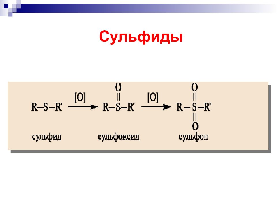 Реакция 12. Окисление сульфидов. Сульфиды органика. Сульфиды в органике. Органические сульфиды окисление.