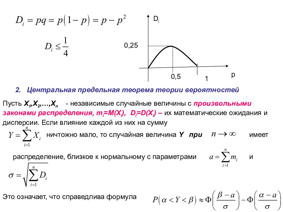 Теорема чебышева закон больших