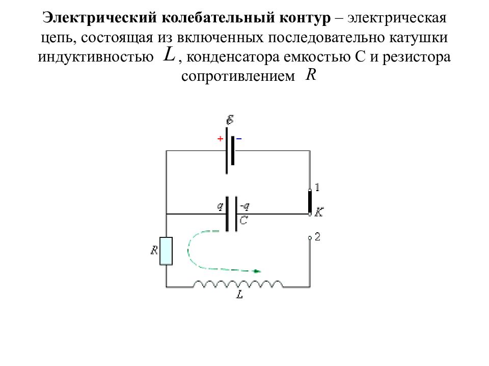 Колебательный контур схема цепи