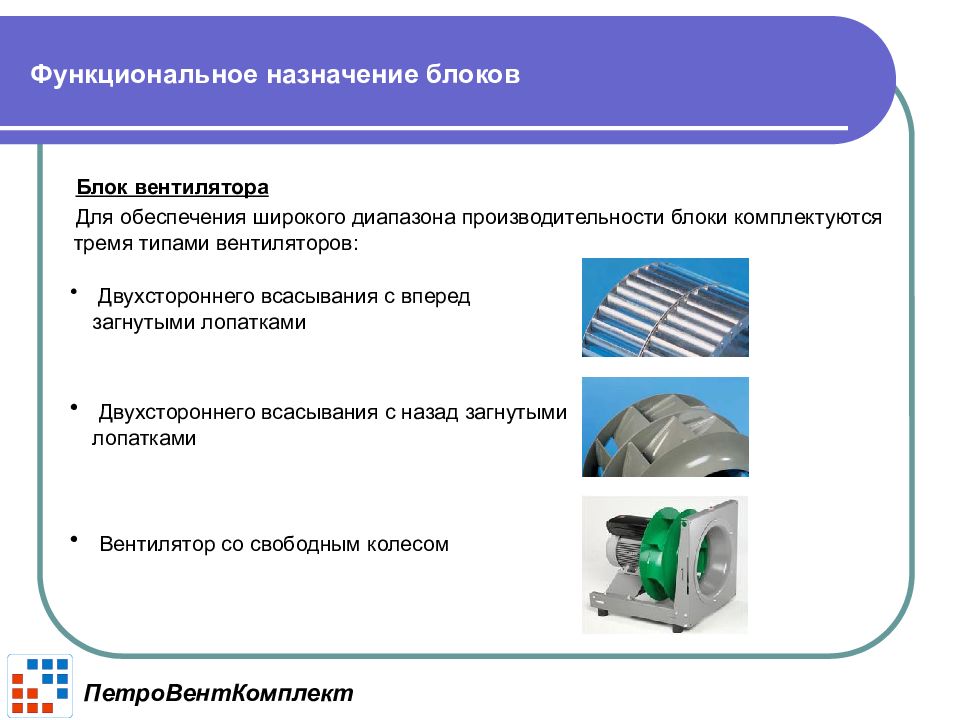 Назначение блоков. Блок вентилятора двухстороннего всасывания. Функциональное Назначение. Функциональное Назначение объекта.