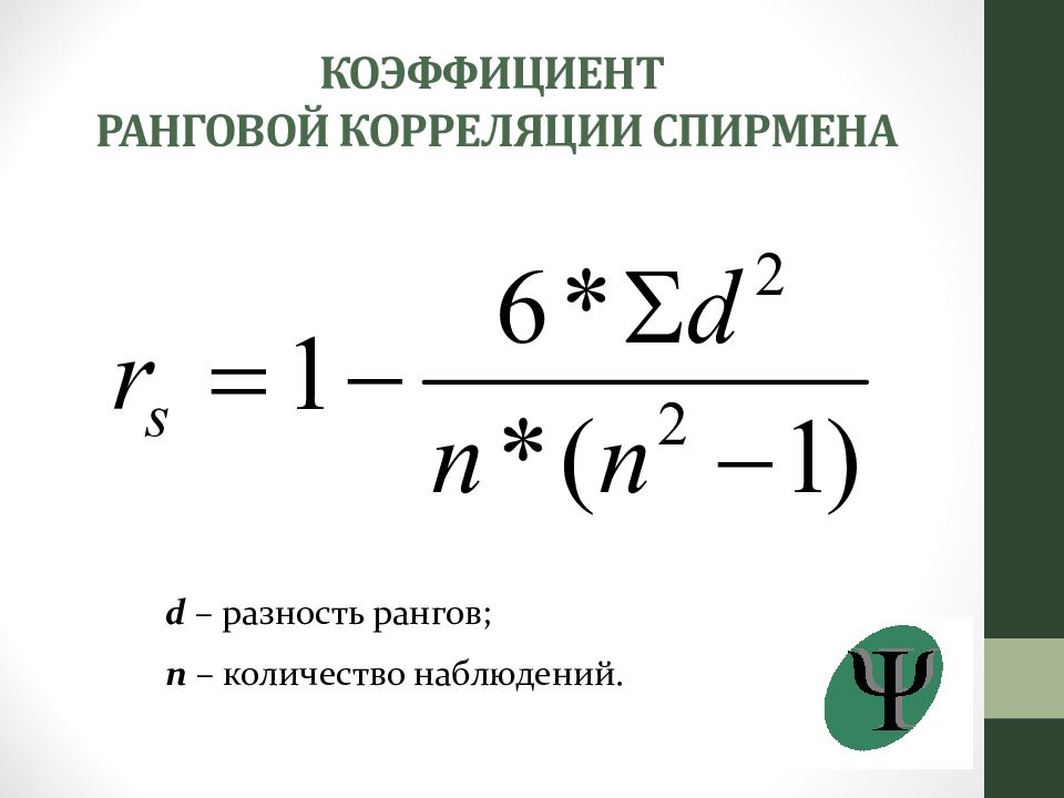 Спирмен корреляция. Коэффициент корреляции рангов Спирмена. Коэффициент корреляции рангов Спирмэна. Коэффициент ранговой корреляции по Спирмену. Коэффициент корреляции Спирмена формула.