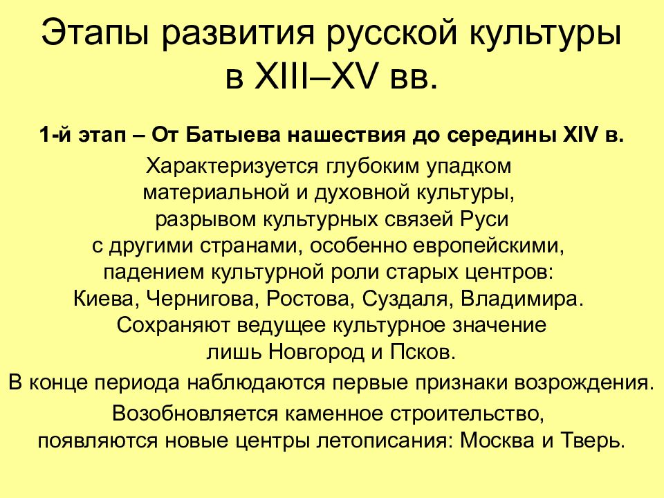 Культуры 14. Культурное пространство Руси в середине 13-14 века. Русская культура ХIII-XV ВВ.. Русской культуры в XIII–XV ВВ.. Культура русских земель XIII – XV ВВ..