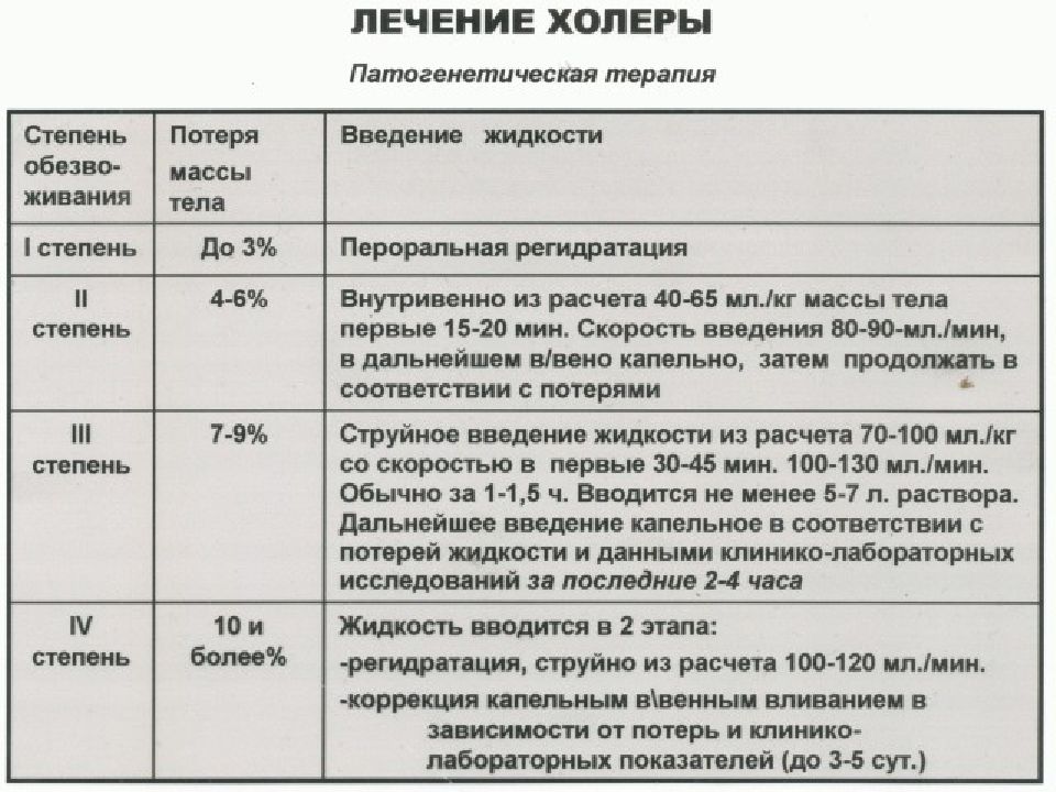 В лечении холеры на первый план выходит борьба