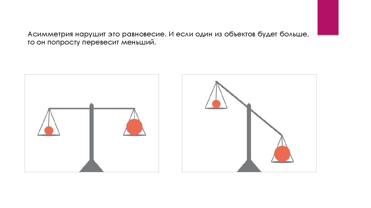 Если равновесие весов нарушится шар перевесит