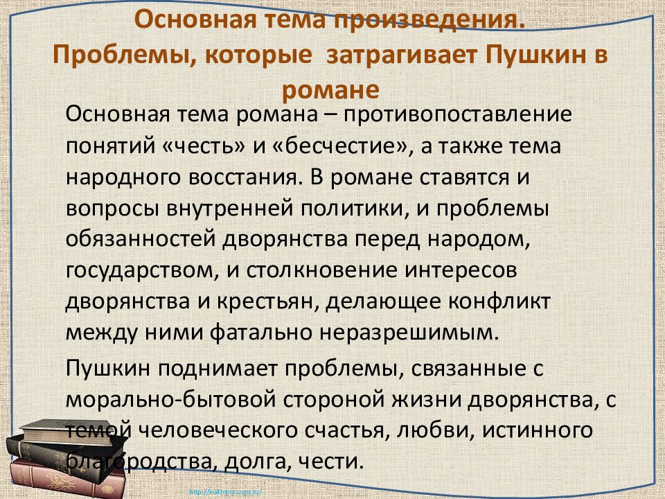 Капитанская дочка презентация 8 класс по главам