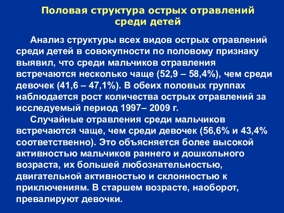 Презентация на тему острые отравления