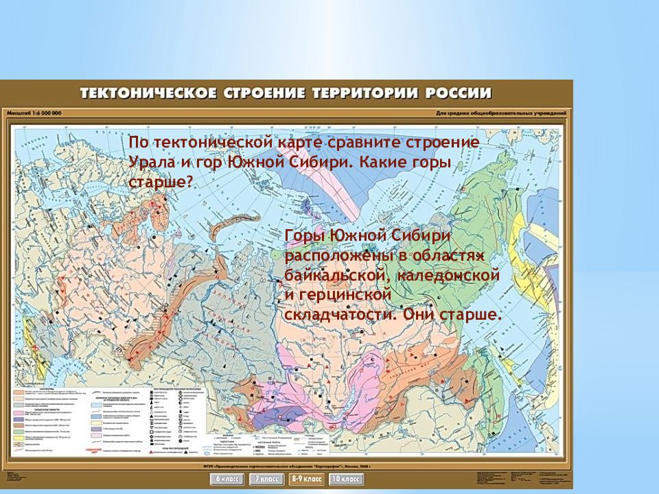 Горы южной сибири характеристика по плану