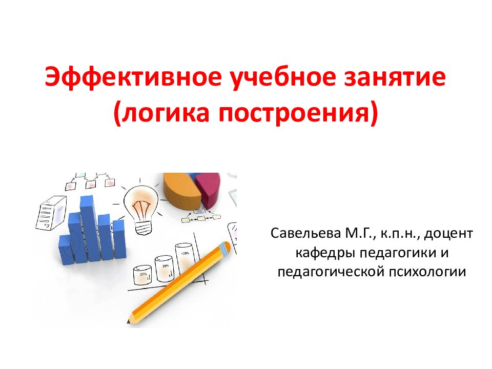 Эффективное учебное занятие (логика построения)