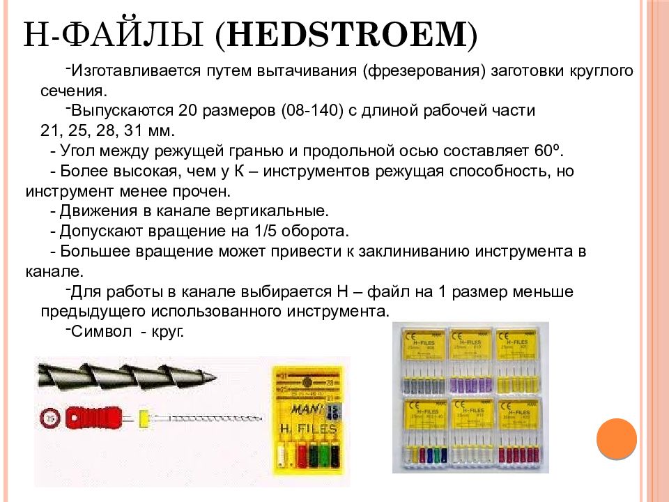 Эндодонтический инструментарий презентация