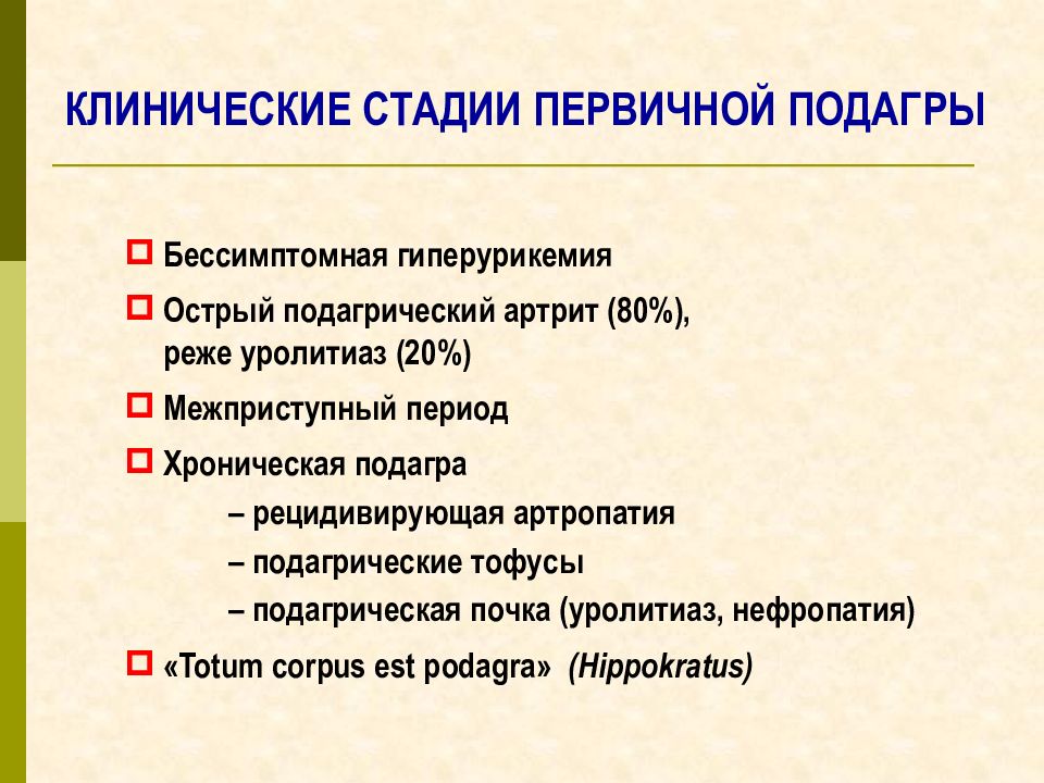 Гиперурикемия рекомендации