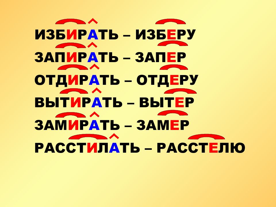 Буквы е и в корнях с чередованием 5 класс урок презентация