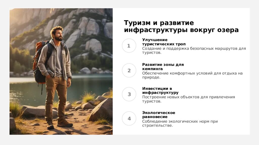 Туризм и развитие инфраструктуры вокруг озера