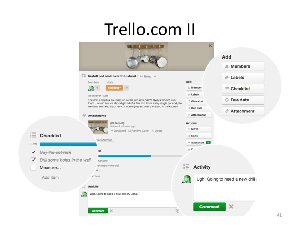 Comments activity