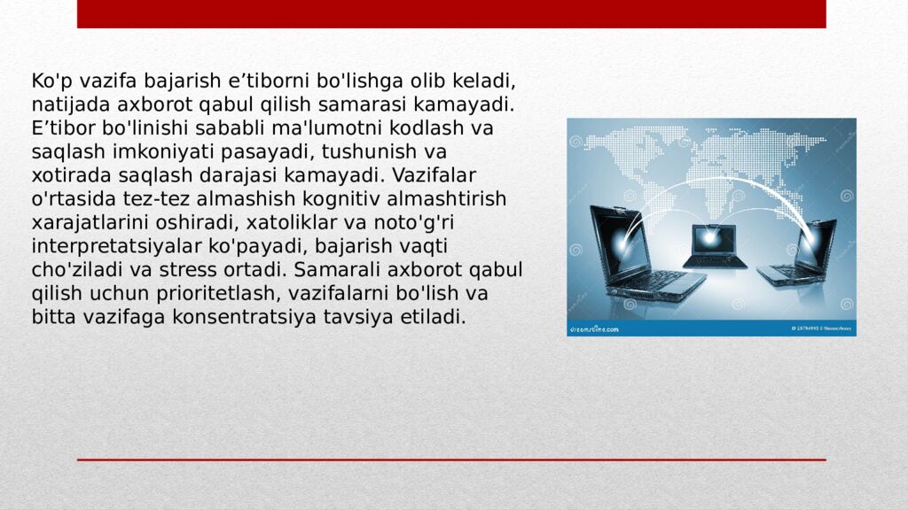 Muhandislik psixologiyasi fanidan Mavzu: Axborotni qabul qilishda eʼtiborning
