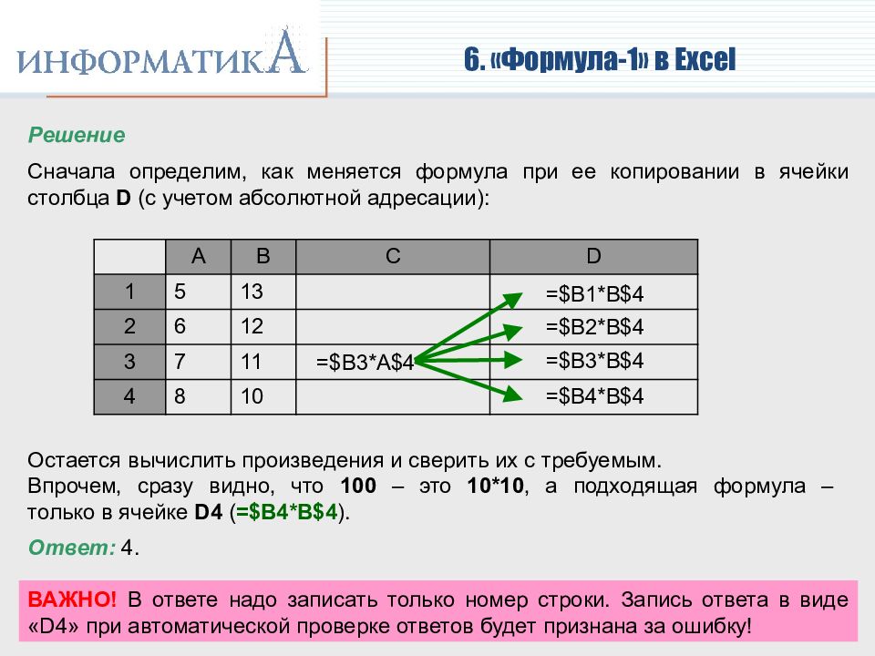 Разбор информатики