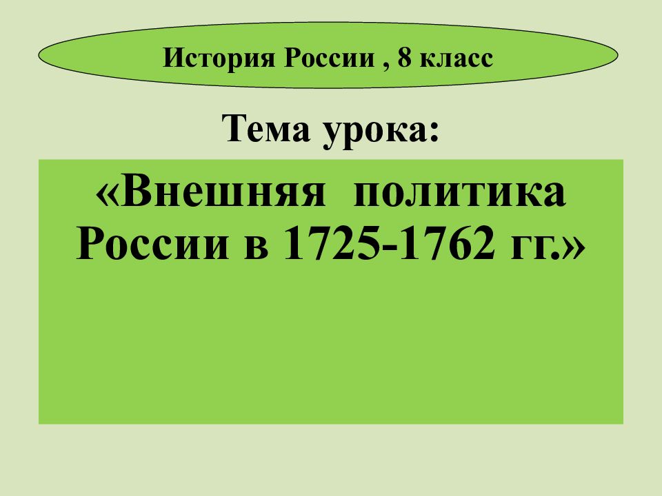 Тема урока: