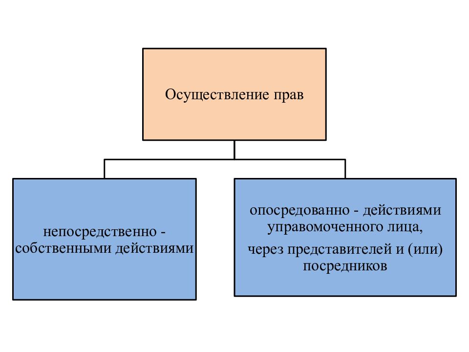 Осуществление гражданских прав презентация