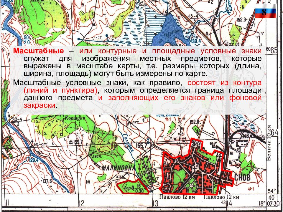 Топографическая карта реферат