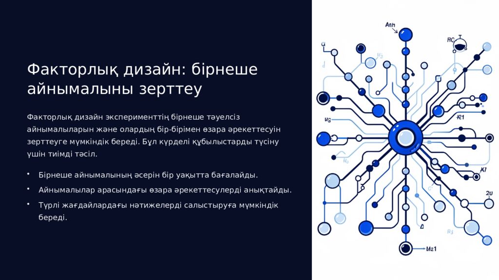 Экспериментті жоспарлауға кіріспе Бұл презентацияда біз экспериментті тиімді