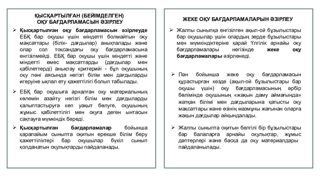 ИНКЛЮЗИВТІ БІЛІМ БЕРУ НЕГІЗДЕРІ, ҚҰРАЛДАРЫ ЖӘНЕ ПРАКТИКАЛЫҚ ШЕШІМДЕРІ