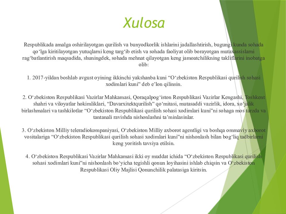 Xulosa