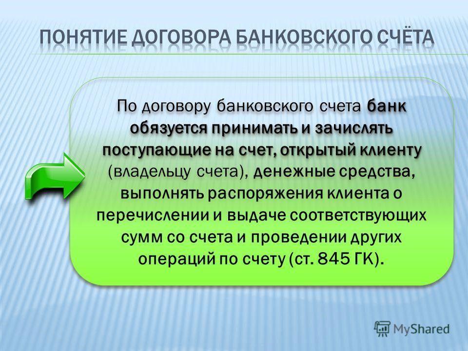 Договор банковского счета картинки