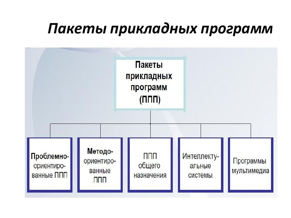 Пакеты прикладных программ презентация