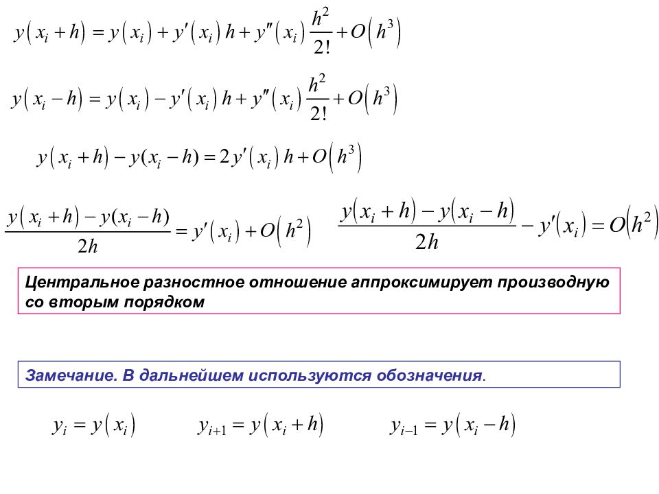 Численное решение дифференциальных уравнений. Численное решение дифференциальных уравнений