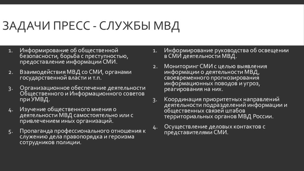 Государственное управление в области внутренних дел презентация