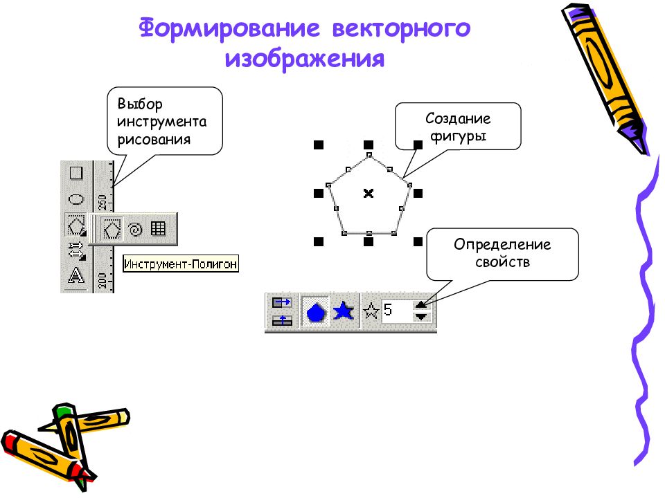 Область применения векторного изображения