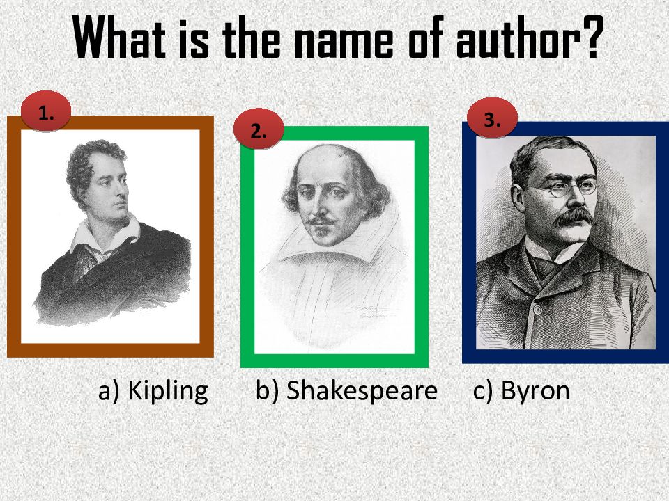 What is the name of author?