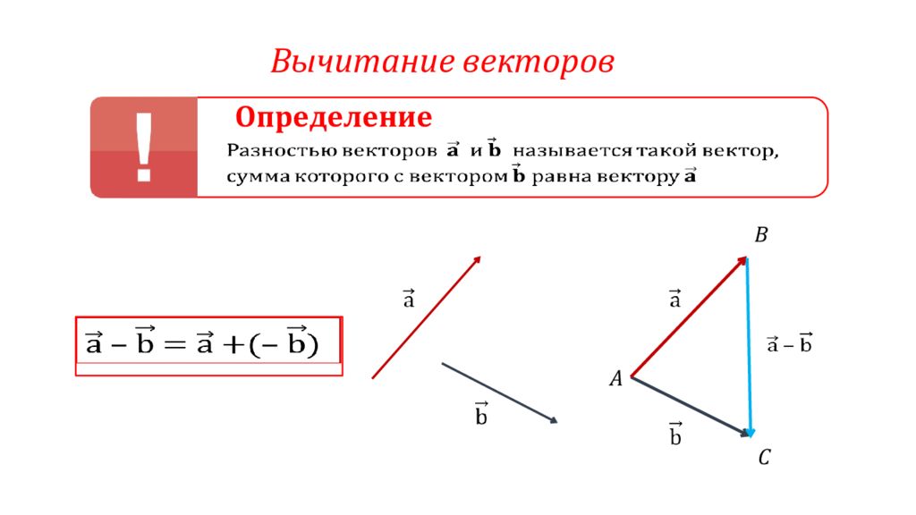 Изобразите произвольный вектор. Вычитание векторов правило параллелограмма. Порядок сложения и вычитания векторов. Сформулируйте правило вычитания векторов. Разность векторов правило параллелограмма.