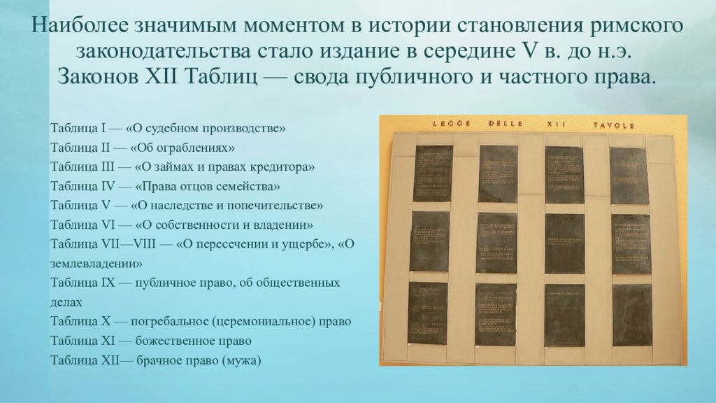 Значение 12 таблиц. Законы 12 таблиц собственность. Закон 12 таблиц кратко возникновение. Закон 12 таблиц фото РНГ.