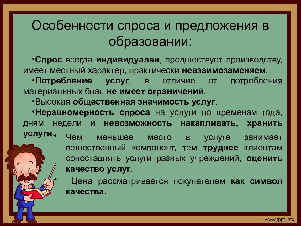 Рынок образовательных услуг презентация