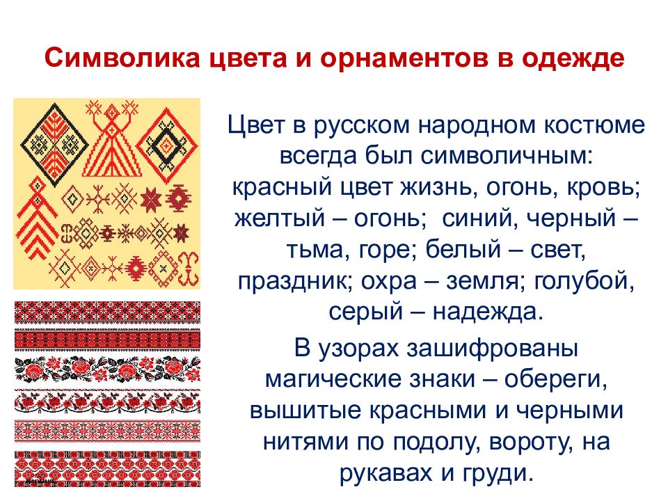 Народные си. Орнамент русского народного костюма. Символика цвета в русском народном костюме. Узоры на русских народных костюмах. Русский национальный костюм орнамент.