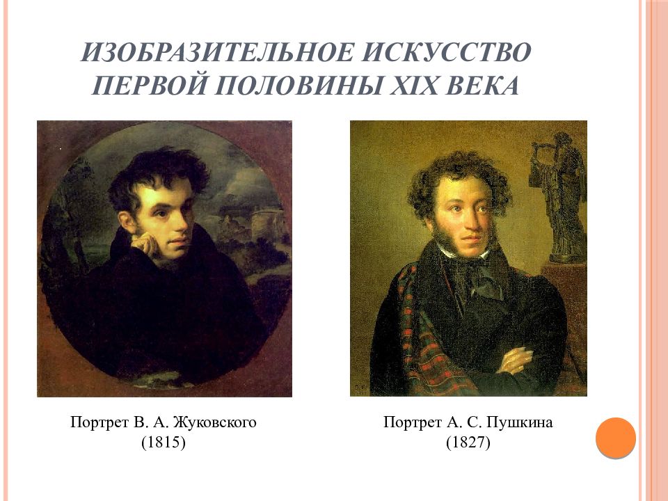 Произведения первой половины 19 века русских
