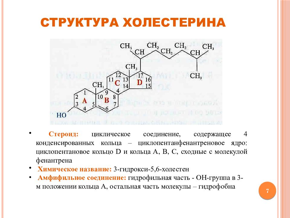 Структурные содержат. Химическая структура холестерина. Холестерин химическое строение. Строение холестерина биохимия. Холестерин формула структурная.