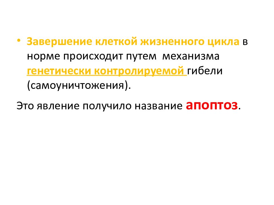 Происходит путем. После завершения клетки. Каждая клетка возникает путем.