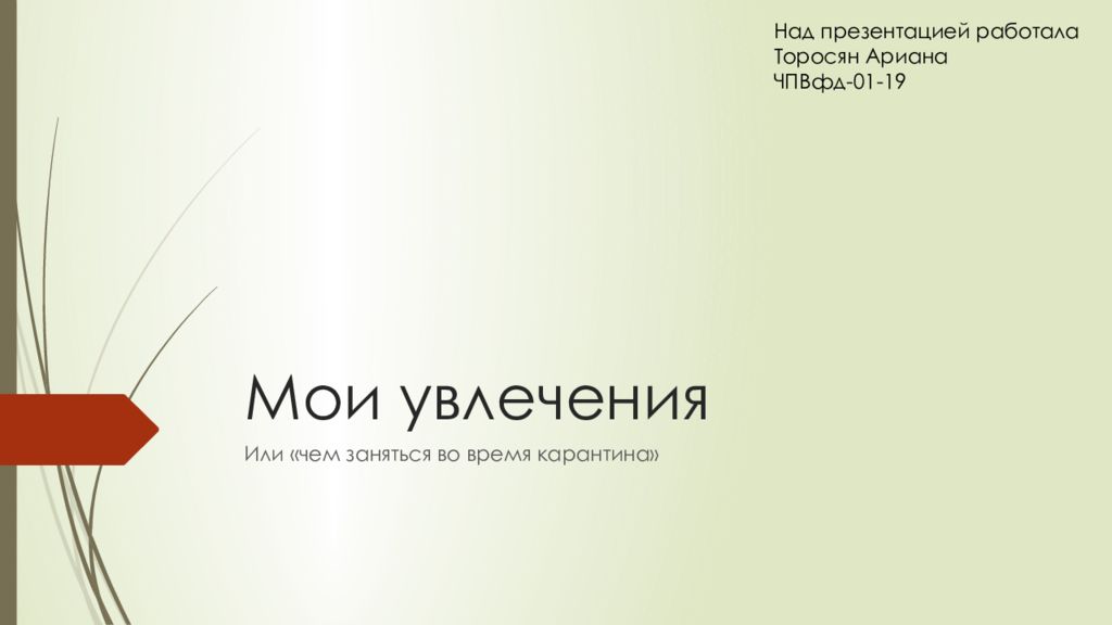 Мои увлечения