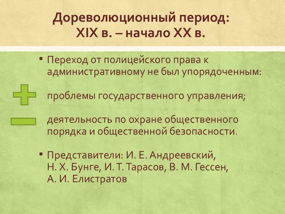 Административное право как наука презентация