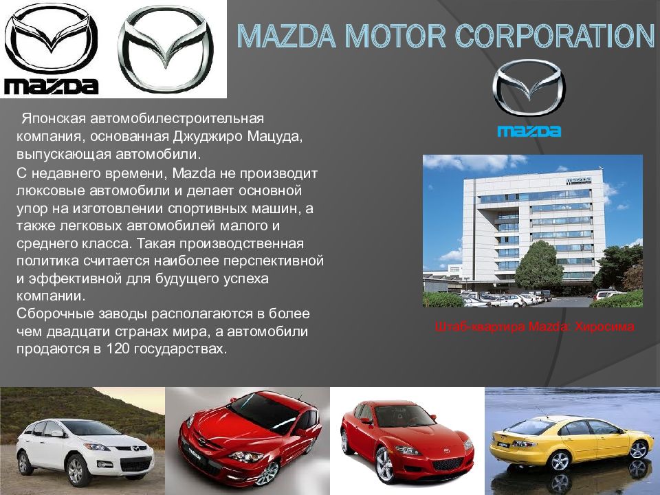 Mazda компания