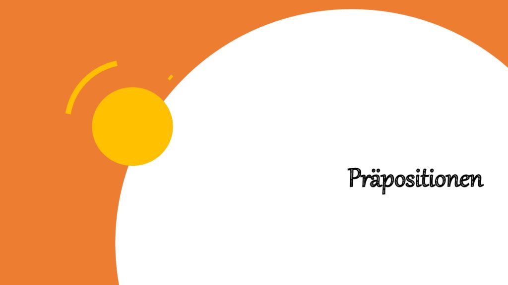 Präpositionen