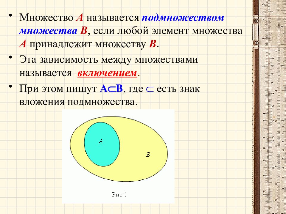 Такая схема используется для иллюстрации отношений между множествами