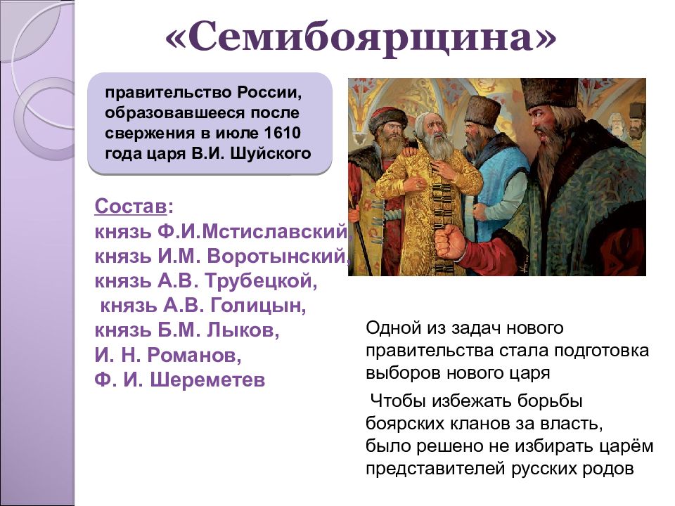 Презентация смутное время в россии 7 класс торкунов