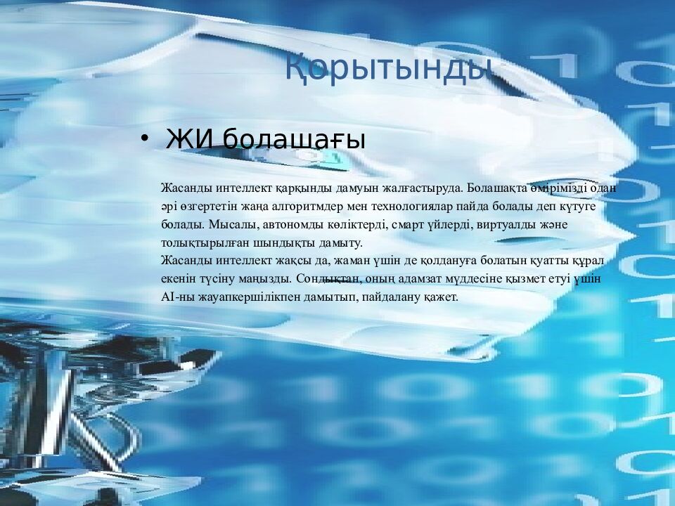 Қорытынды
