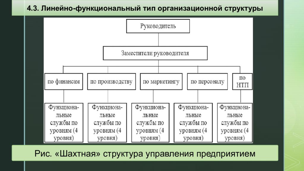 Организация функционального типа. Шахтный Тип организационной структуры. Шахтная организационная структура. Шахтная структура управления предприятием. Шахтная структура управления.